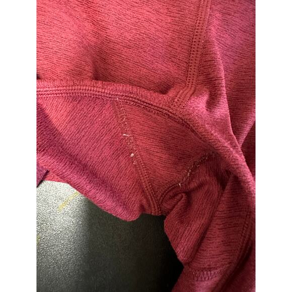 Outdoor Voices Leggings Women MEDIUM Red Burgundy Pull On Stretch Activewear - Picture 7 of 9